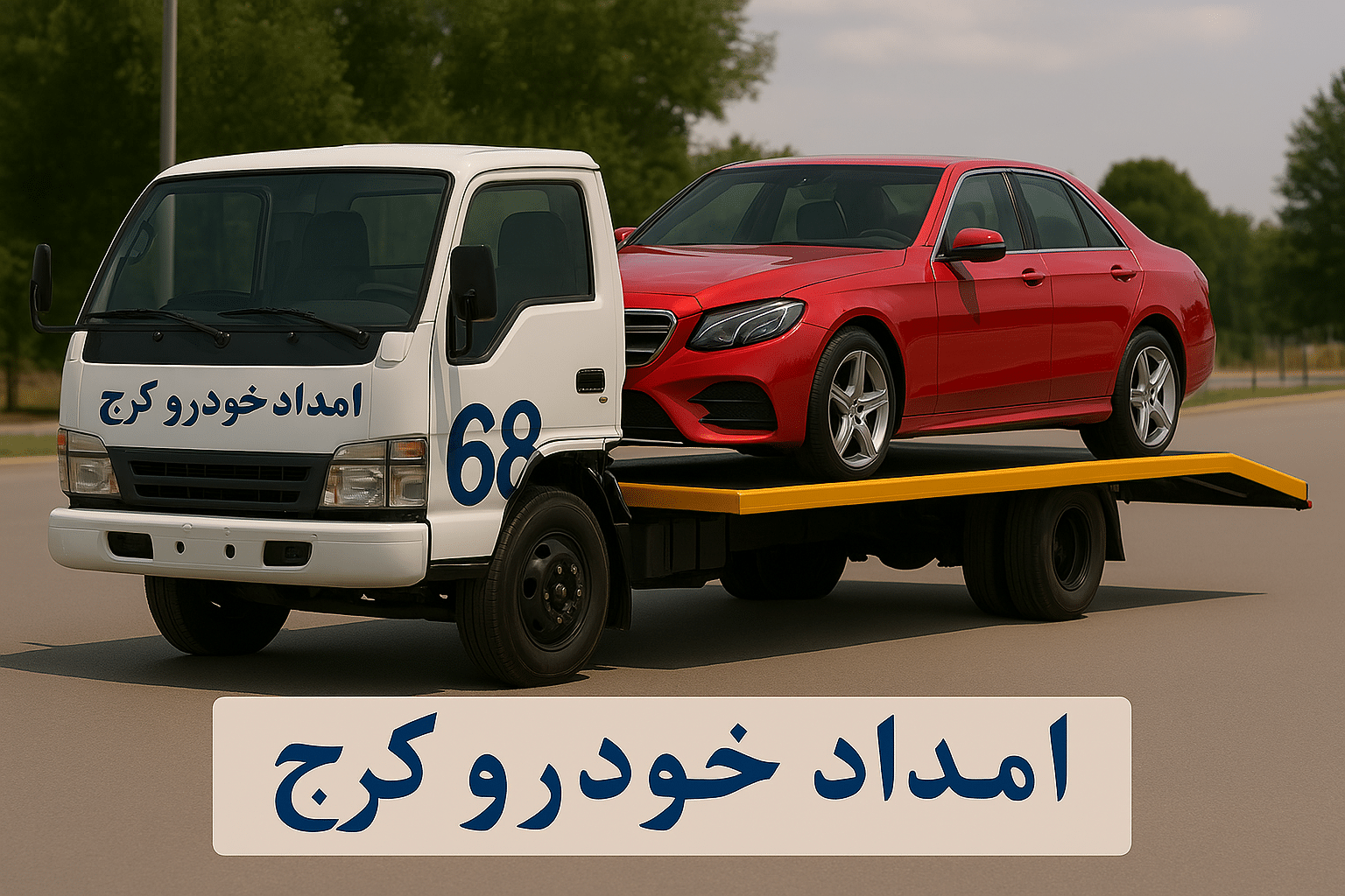 راهنمای امداد خودرو کرج | هزینه، خدمات و زمان اعزام