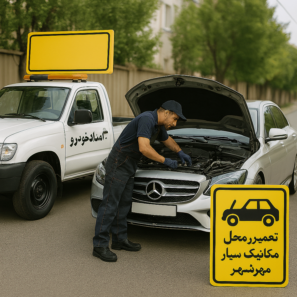 امداد خودرو مهرشهر کرج | تعمیر در محل و مکانیک سیار مهرشهر