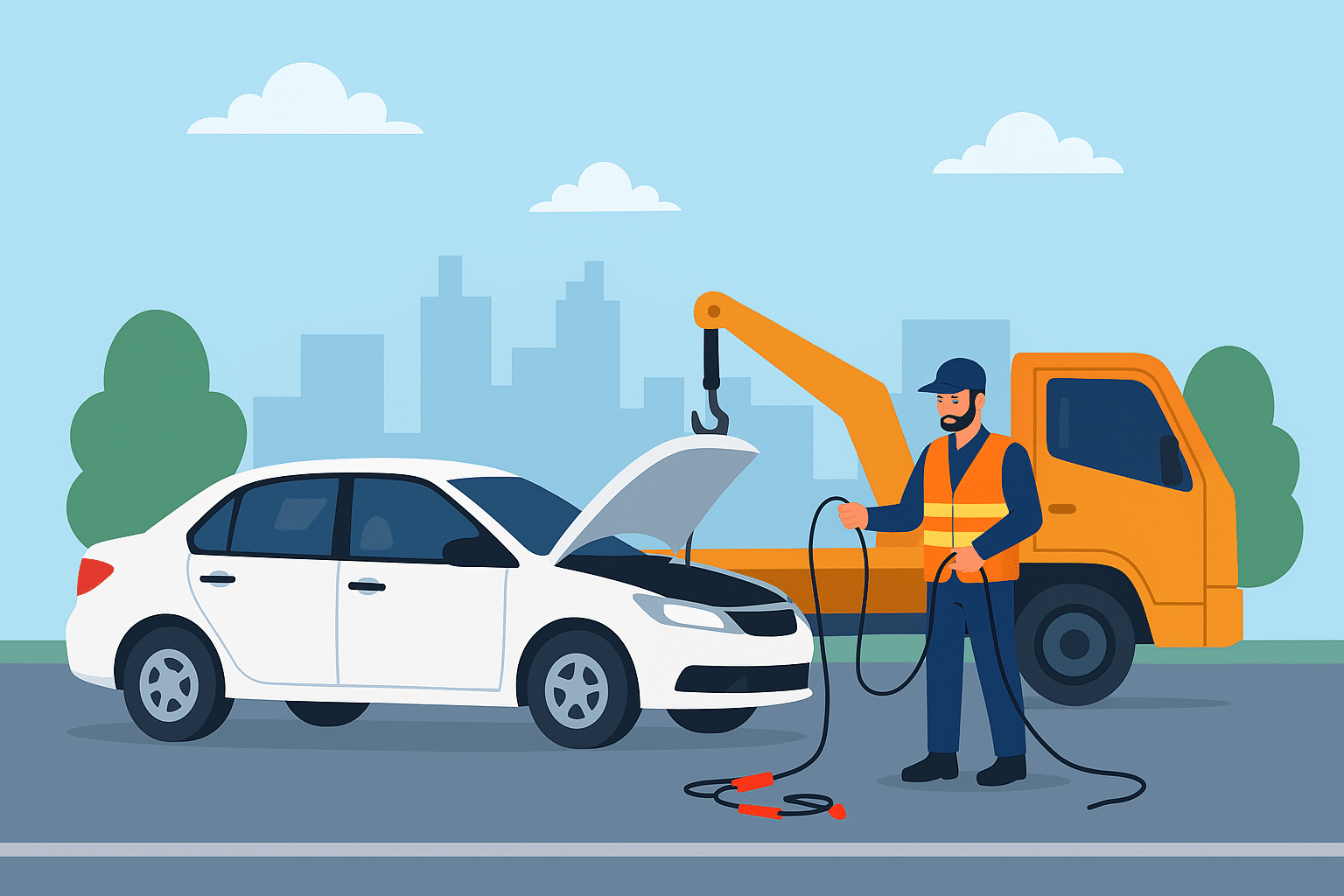🚗 امداد خودرو باغستان کرج – خدمات شبانه‌روزی با تیم حرفه‌ای