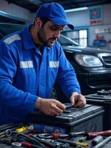 تعویض باتری خودرو در محل کرج |